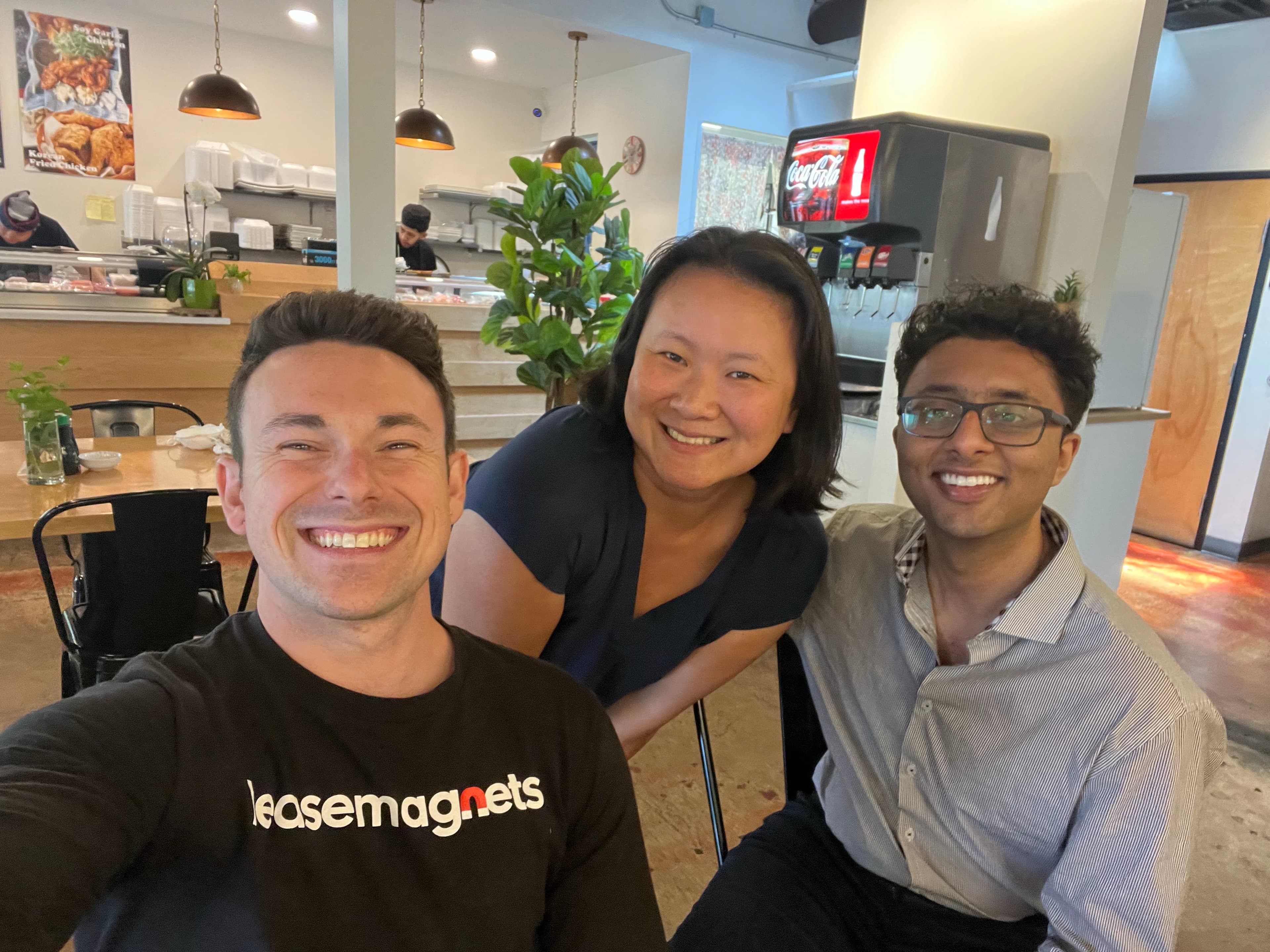 A group photo from a LeaseMagnets industry event.